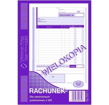 223-3 Rachunek MICHALCZYK&PROKOP A5 (pion) 80 kar