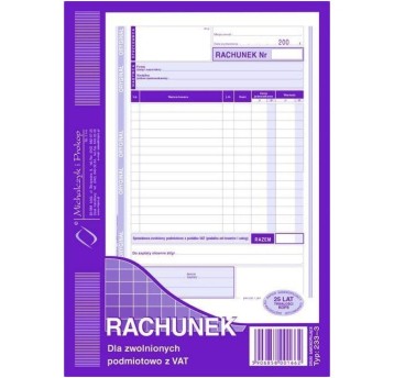 233-3 Rachunek MICHALCZYK&PROKOP A5 (pion) 80 kar