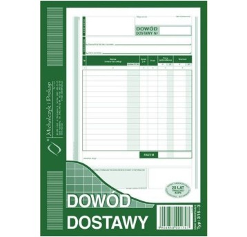 315-3 Dowód dostawy MICHALCZYK&PROKOP A5 80 karte