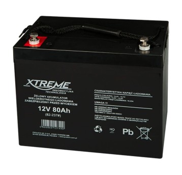Akumulator żelowy 12V 80Ah XTREME