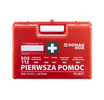 Apteczka DONAU SAFETY, plastikowa, K-10 +A