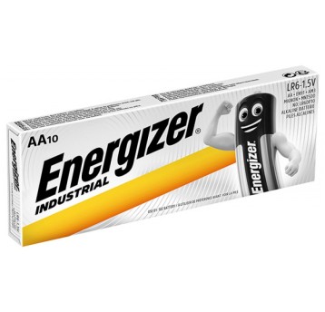 Bateria ENERGIZER Industrial, AA, LR6, 1,5V, 10szt