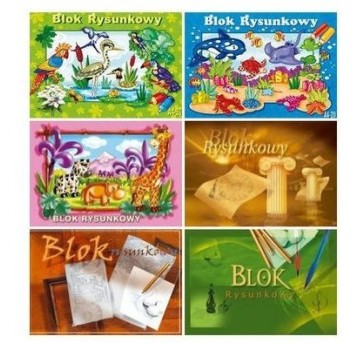 Blok rysunkowy A2-20 KRESKA