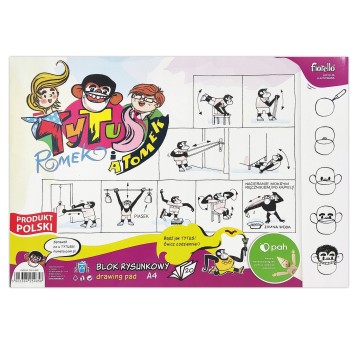 Blok rysunkowy A4 20 kartek Tytus Romek i A`Tomek