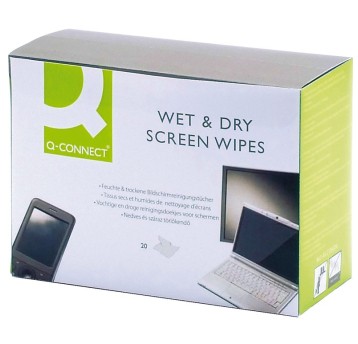 Chusteczki do czyszczenia ekranów TFT/LCD Q-CONNE
