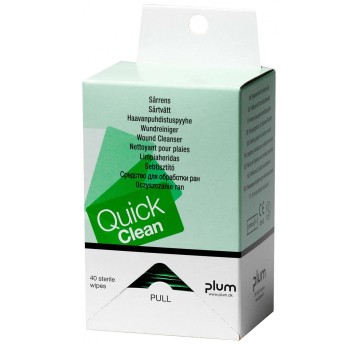 Chusteczki do oczyszczania ran PLUM 40 szt.