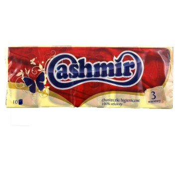 Chusteczki higieniczne 10x10 3-w 234384 CASHMIR