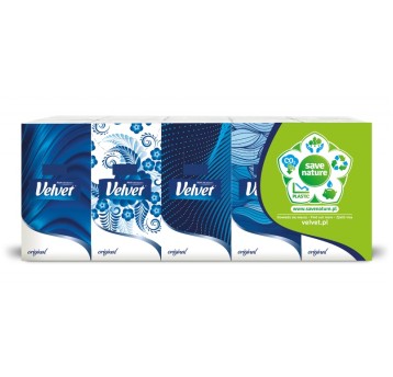 Chusteczki higieniczne VELVET, Oryginal,