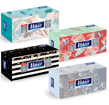 Chusteczki kosmetyczne celulozowe VELVET Harmony,