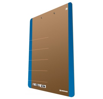 Clipboard DONAU Life, karton, A4, z klipsem, nieb