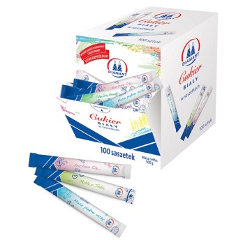 Cukier biały w saszetkach DIAMANT, 100x5gr