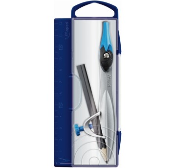 Cyrkiel STUDY STOP + ołówek, pud z zawieszką 1952