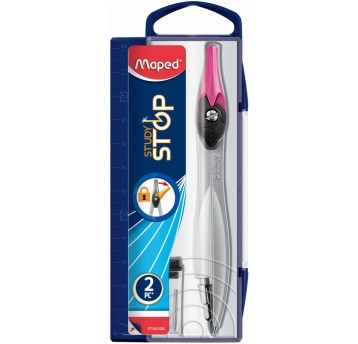 Cyrkiel STUDY STOP z wkładami graf pud. z zaw.; 1