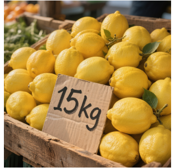 Cytryny świeże kl.I z RPA 15 kg