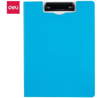 Deska z klipem pionowa A4 zamykana PP RIO niebiesk