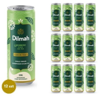 Dilmah Jasmine Flavor Green Tea 0,33ml 12szt.