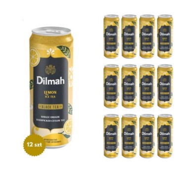 Dilmah Lemon Black Ice Tea 0,33ml 12szt.