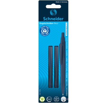 Długopis autom. SCHNEIDER Reco, M, 2 szt. nieb.