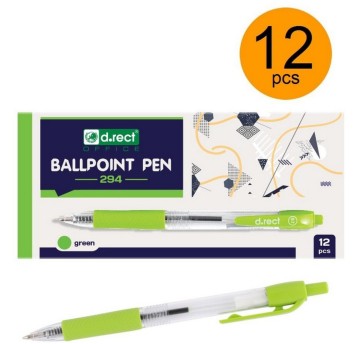 Długopis automatyczny 294A zielony 101324 D.RECT
