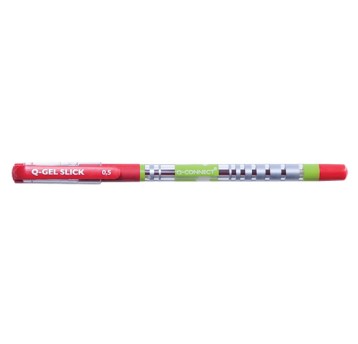 Długopis żelowo-fluidowy Q-CONNECT 0,5mm, czerwon
