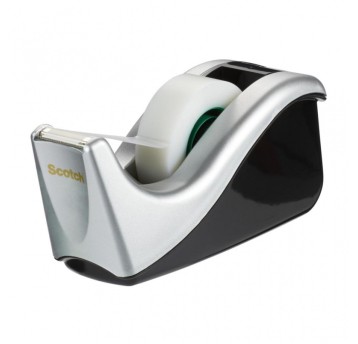 Dyspenser do taśm SCOTCH® (C60-ST), czarno-srebrny
