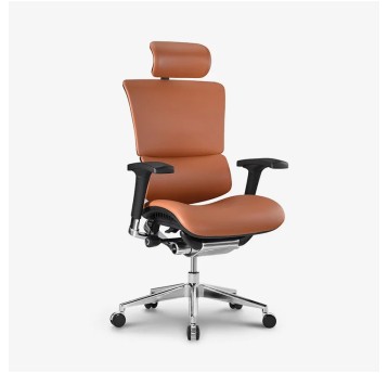 Ergonimiczny Fotel ERGOFLY SAIL Alum L-06 Brown