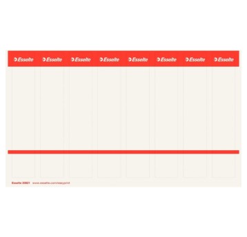Etykiety do segregatorów 29x158mm(10x8) białe kar