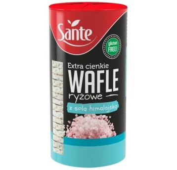 EXTRA CIENKIE WAFLE RYŻOWE Z SOLĄ HIMALAJSKĄ 110G