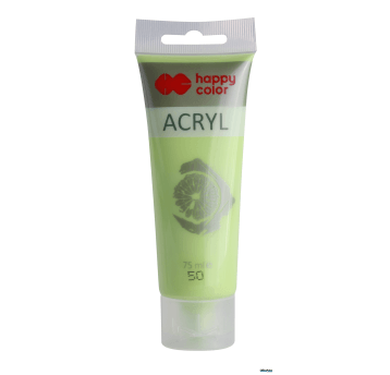 Farba akrylowa 75ml, limonka, Happy Color HA