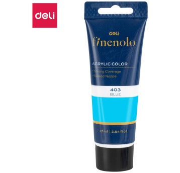 Farba akrylowa FINENOLO 75ml niebieska EC75-BL DEL
