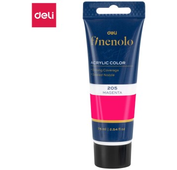 Farba akrylowa FINENOLO 75ml różowa EC75-PK DELI