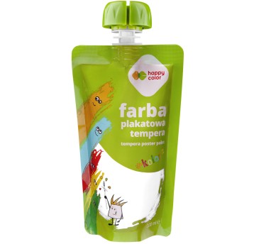 Farba plakatowa tempera biała 100ml HA 3310 0100-0
