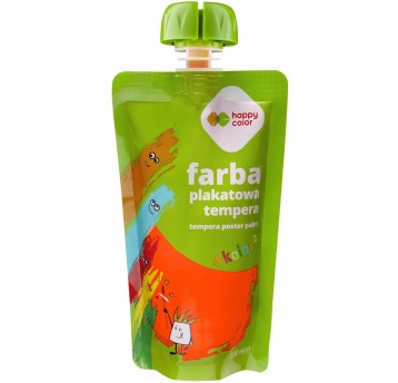 Farba plakatowa tempera neonowa pomarańczowa 100ml
