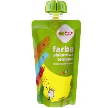 Farba plakatowa tempera neonowa żółta 100ml HA 331