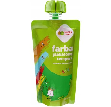 Farba plakatowa tempera zielona 100ml HA 3310 0100