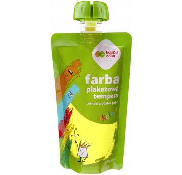 Farba plakatowa tempera żółta 100ml HA 3310 0100-1