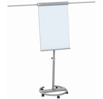 Flipchart suchościeralny magnetyczny mob., 2 rami