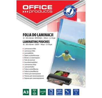 Folia do laminowania OFFICE PRODUCTS, A3, 2x125mi