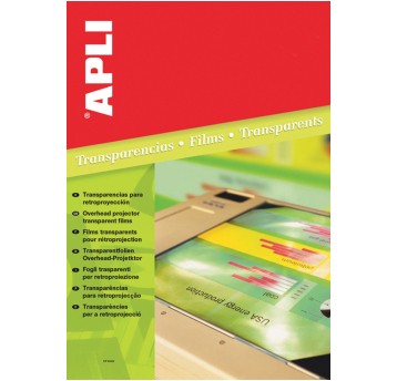 Folia do rzutników APLI, A4, do drukarki laserowe