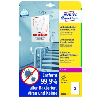 Folia samoprzylepna z powierzchnią antydrobnoustro