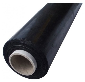 Folia stretch 23mic czarna rozciągli