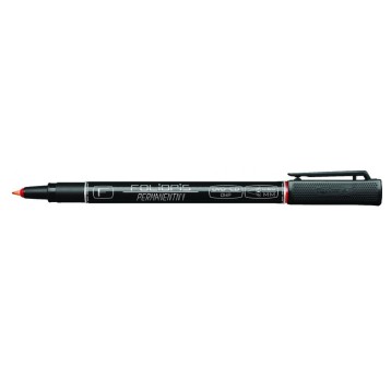 Foliopis permanentny RYSTOR 0.6 FF-6/B czerwony 4