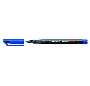 Foliopis STABILO OHPen niezmywalny 1.0mm niebiesk