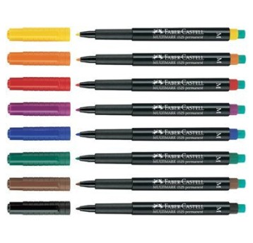 Foliopis z gumką OHP MULTIMARK M 1.0 czarny 10szt