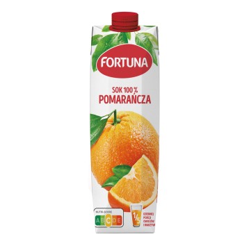 Fortuna sok pomarańczowy 1l x 6