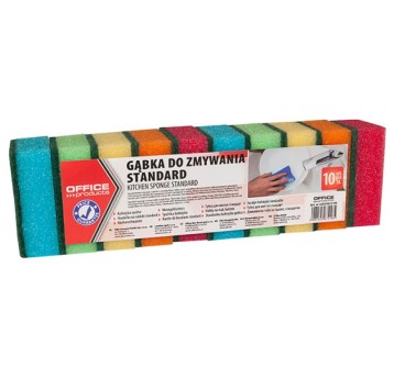 Gąbka do zmywania OFFICE PRODUCTS Standard, 10szt