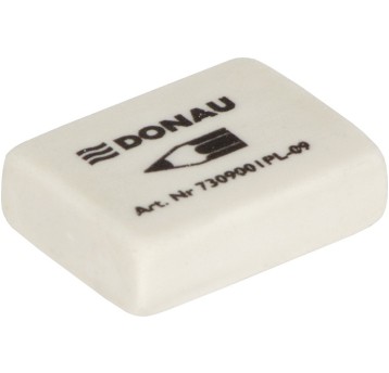 Gumka uniwersalna DONAU, 31x23x9mm, biała