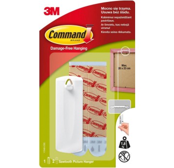 Haczyki Command™ (17040 PL), do ramek z uchwytem,