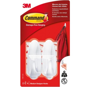 Haczyki wielokrotnego użytku COMMAND™ (W17081 B PL