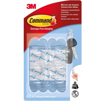 Haki wielokrotnego użytku COMMAND™ (17006 CLR), m